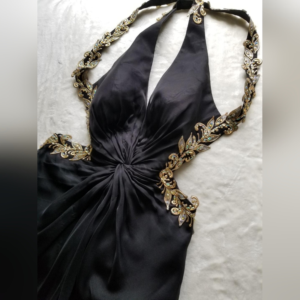 Black Evening Gown Size 8 NWOT